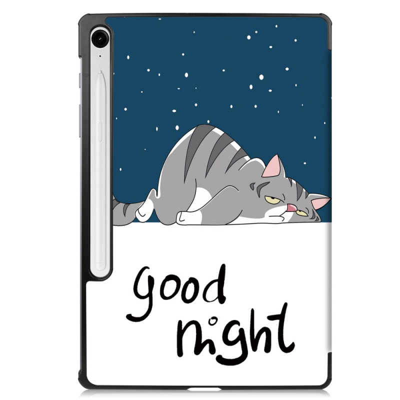 Funda inteligente Samsung Galaxy Tab S10 Lite Soporte reforzado para stylus Buenas noches