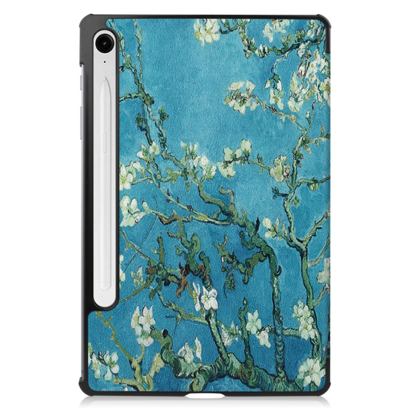 Funda Smart Funda
Samsung Galaxy Tab S10 Lite Soporte Stylus Reforzado Ramas Floreadas