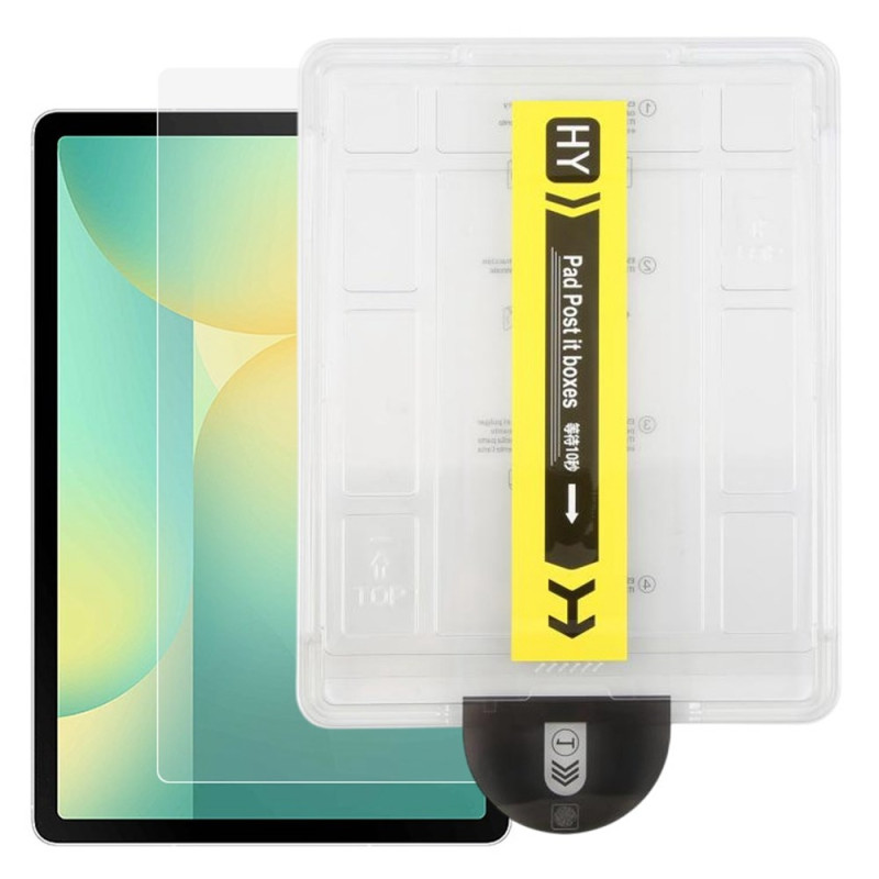 Protector de pantalla de cristal templado para Samsung Galaxy Tab S10 Lite / S10 FE / S9 / S9 FE / S8 / S7 HD con herramienta an