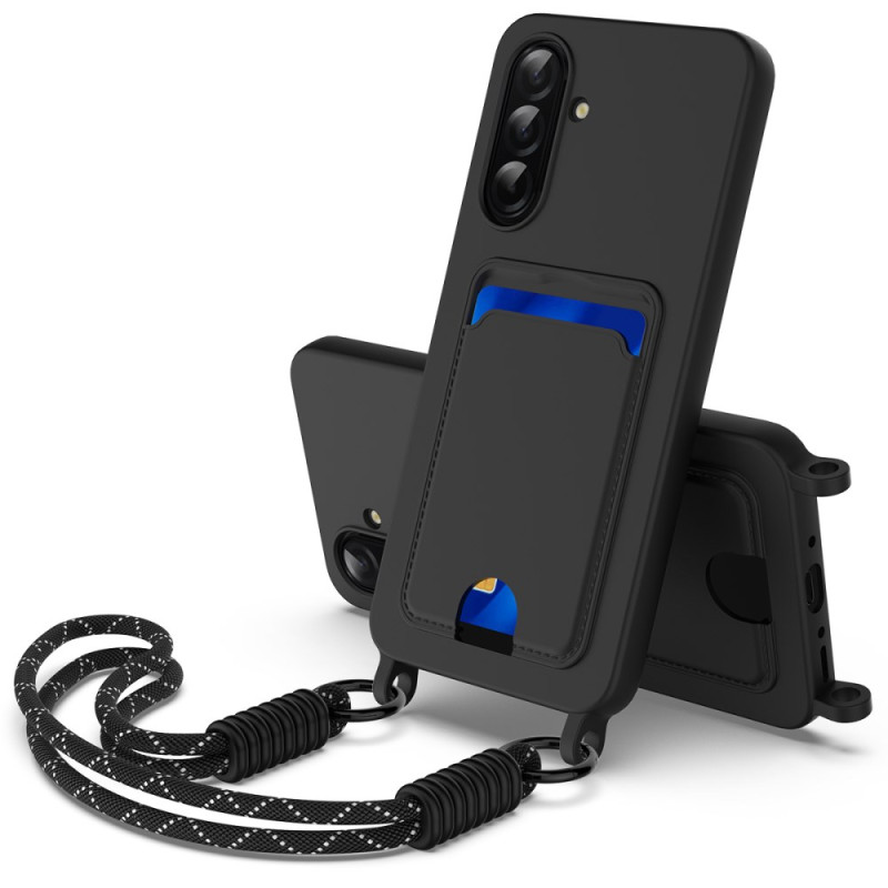 Funda para tarjeta Samsung Galaxy S25 FE con cordón de ajuste