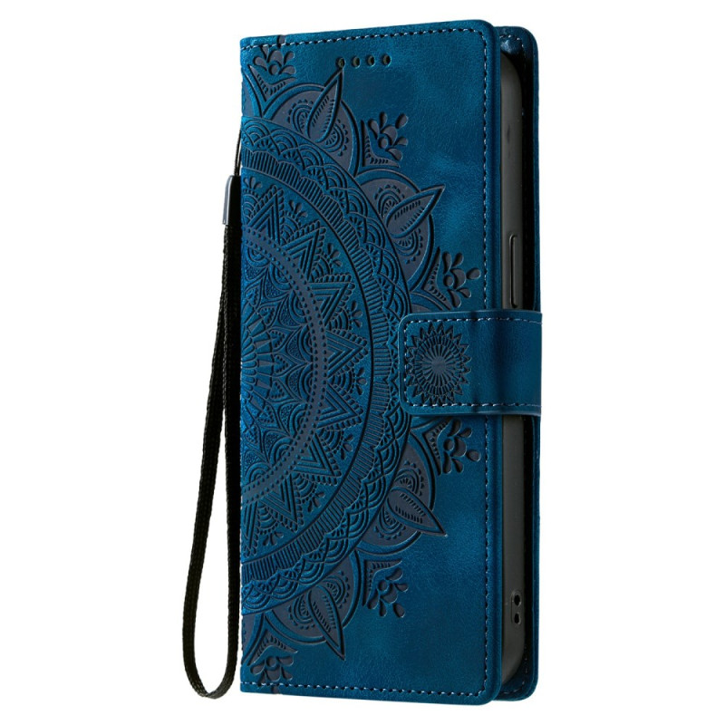 Xiaomi Redmi 15 4G / 5G Funda Efecto Gamuza Mandala