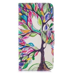 Funda Huawei Y7 2019 Árbol de colores