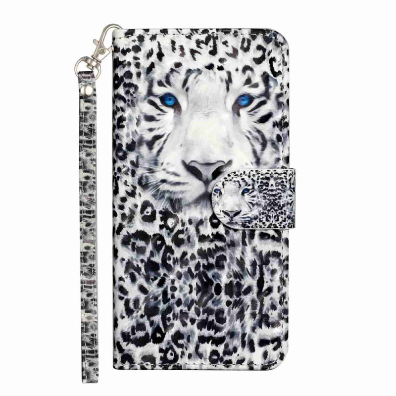 Xiaomi Redmi 15 4G / 5G Funda con colgante
con estampado de leopardo