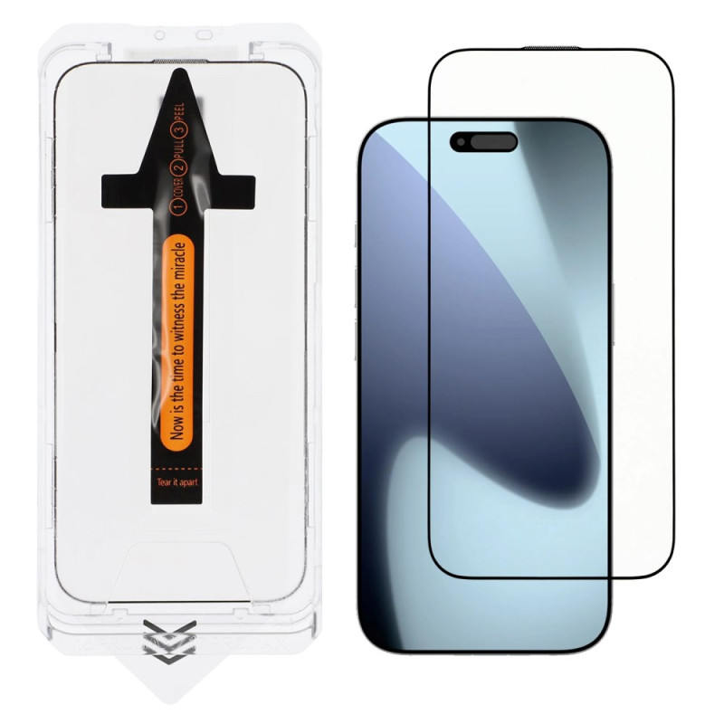 Kit de instalación del protector de pantalla de cristal templado del iPhone 17