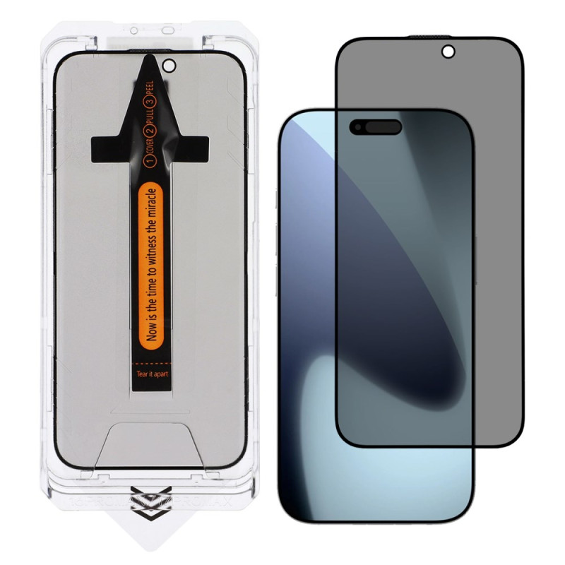 Kit de instalación del protector de pantalla Anti-Spion para iPhone 17