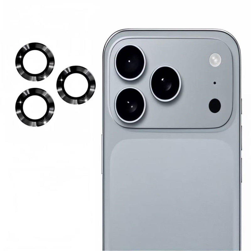 Lente protectora para iPhone 17 Pro Anillos de colores