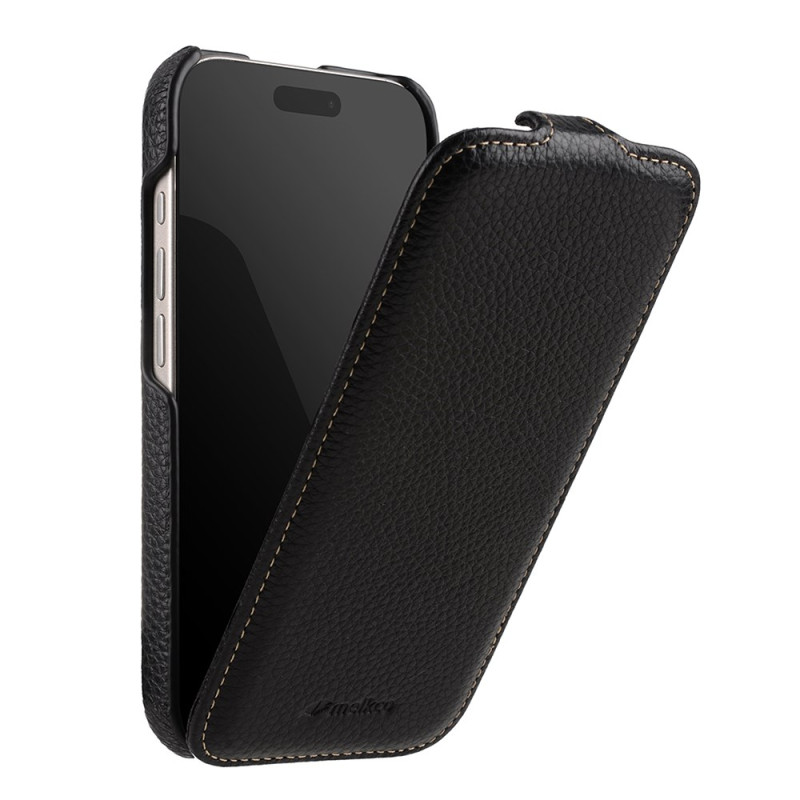 Funda MagSafe compatible con iPhone 17 Pro con solapa vertical Premium