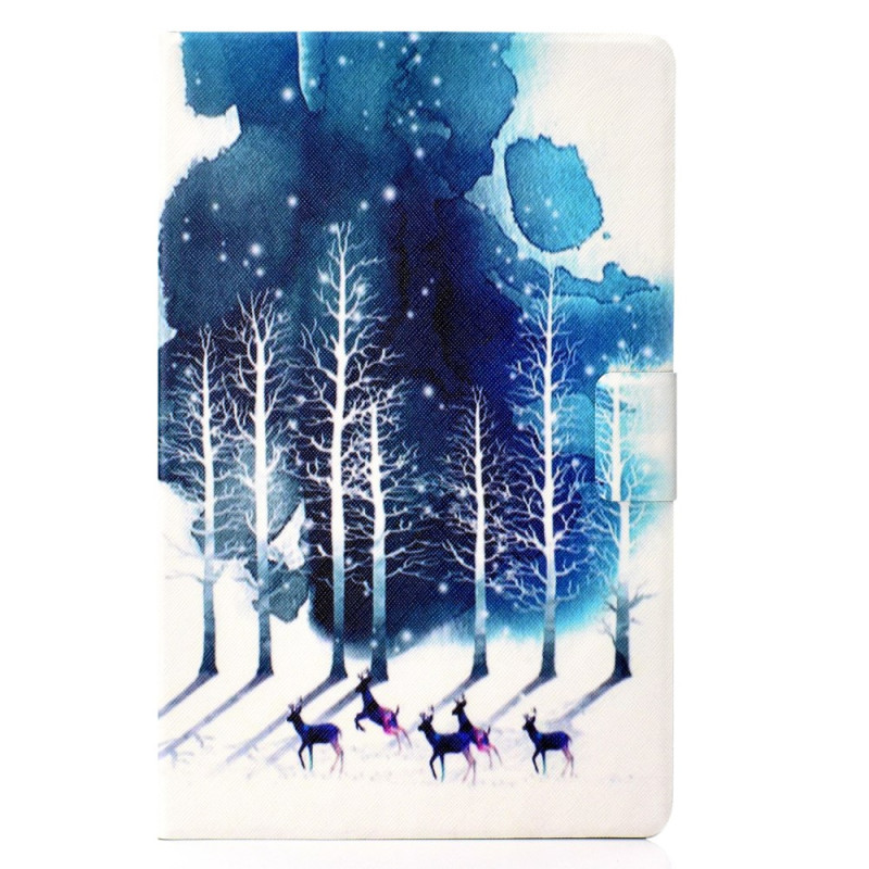 Housse Samsung Galaxy Tab A 10.5 (2018) Forêt en Hiver