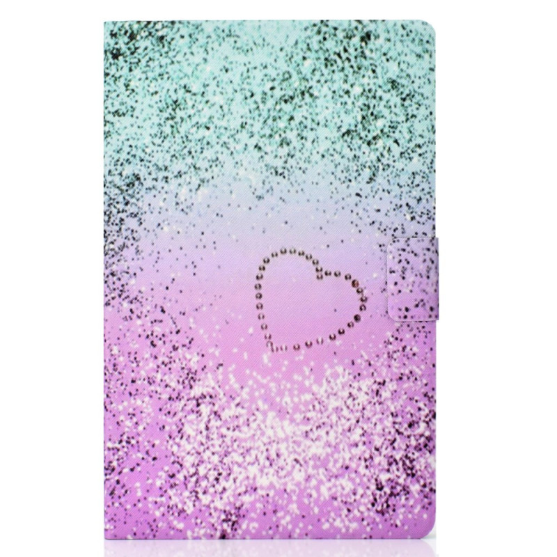 Housse Samsung Galaxy Tab A 10.5 (2018) Coeur Paillettes