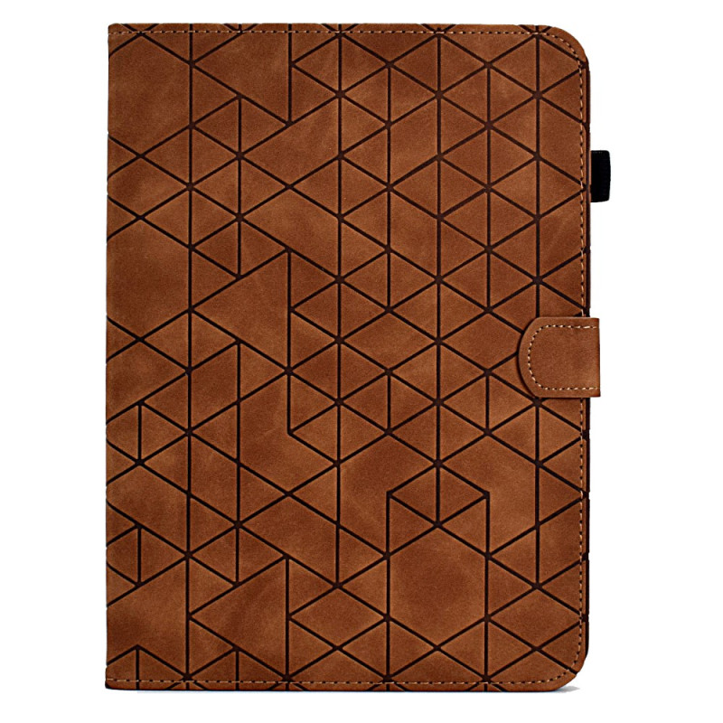 Funda Samsung Galaxy Tab A 10.5 (2018) Geométrica Efecto Gamuza