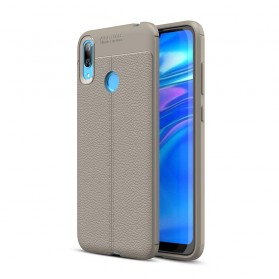 Funda Huawei Y7 2019 efecto cuero línea doble lichi