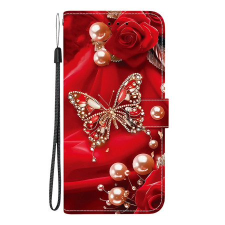 Funda de mariposa y perla...