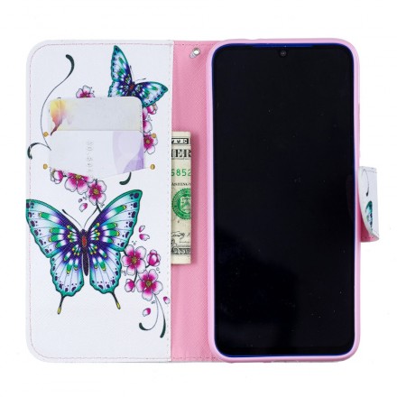 Funda de mariposas para el Xiaomi Redmi Note 7