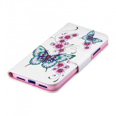 Funda de mariposas para el Xiaomi Redmi Note 7