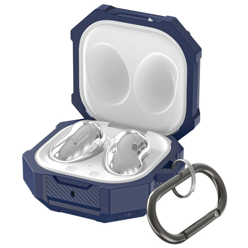 Funda ultrarresistente con mosquetón para Samsung Galaxy Buds2 / Buds Pro / Buds Live