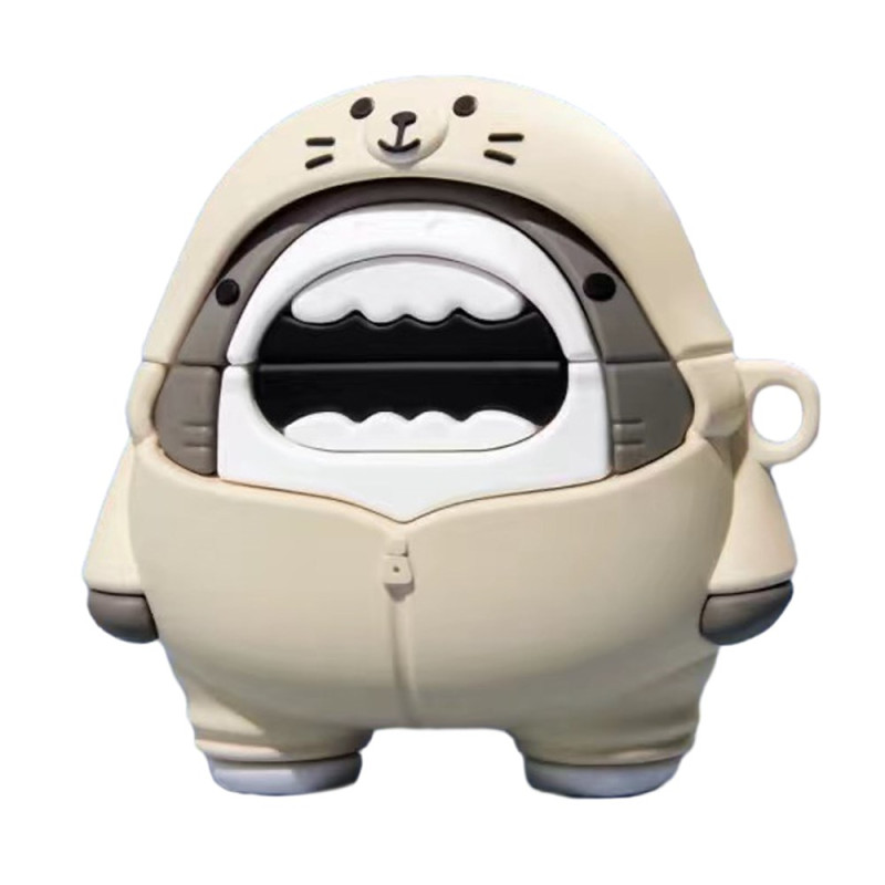 Samsung Galaxy Buds2 Funda con capucha Tiburón Blanco