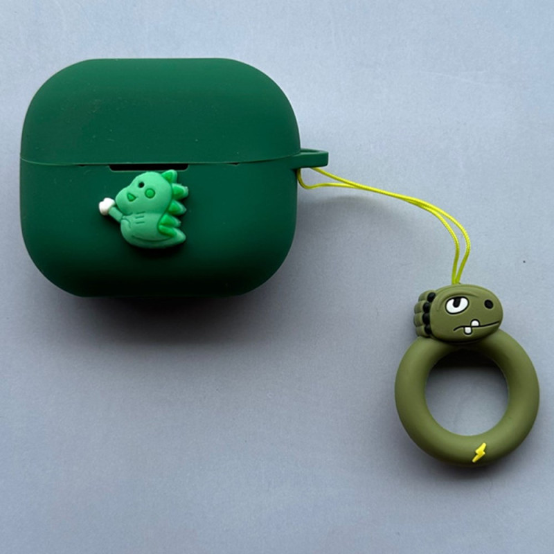 Samsung Galaxy Buds3 Pro / Buds3 Funda Dinosaurio Verde