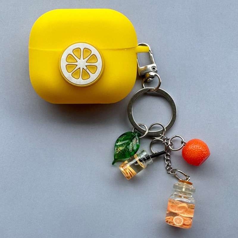 Funda Samsung Galaxy Buds3 Pro / Buds3 Lemon con colgante