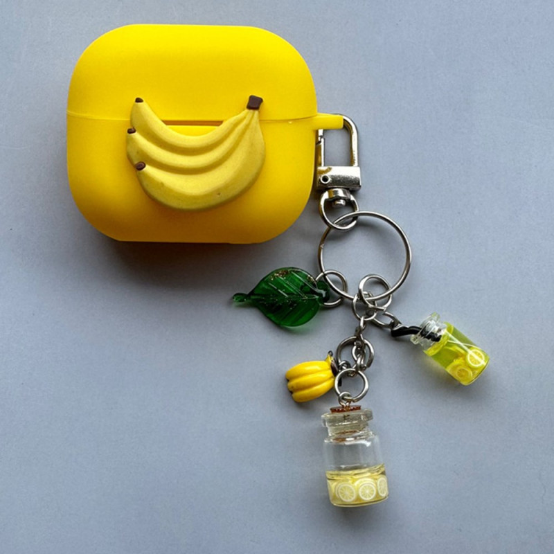 Funda Samsung Galaxy Buds3 Pro / Buds3 Banana con colgante