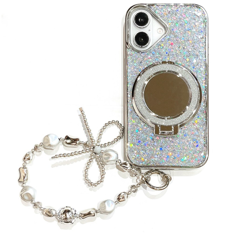 Coque iPhone 16 Miroir de Maquillage et Support