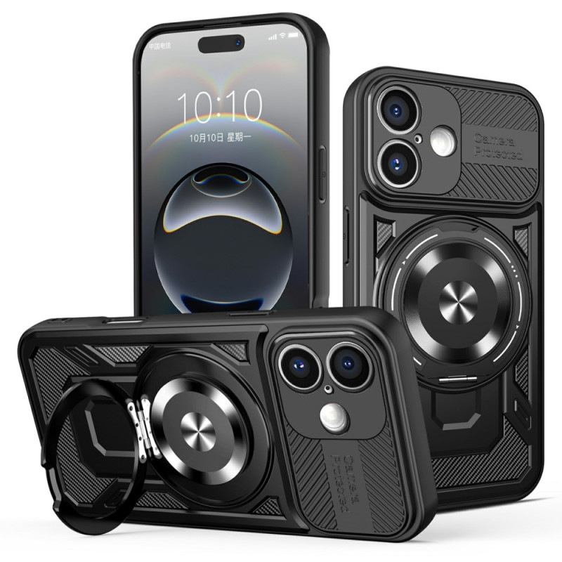 Coque iPhone 16 Magsafe Ultra Résistante avec Support Rotatif