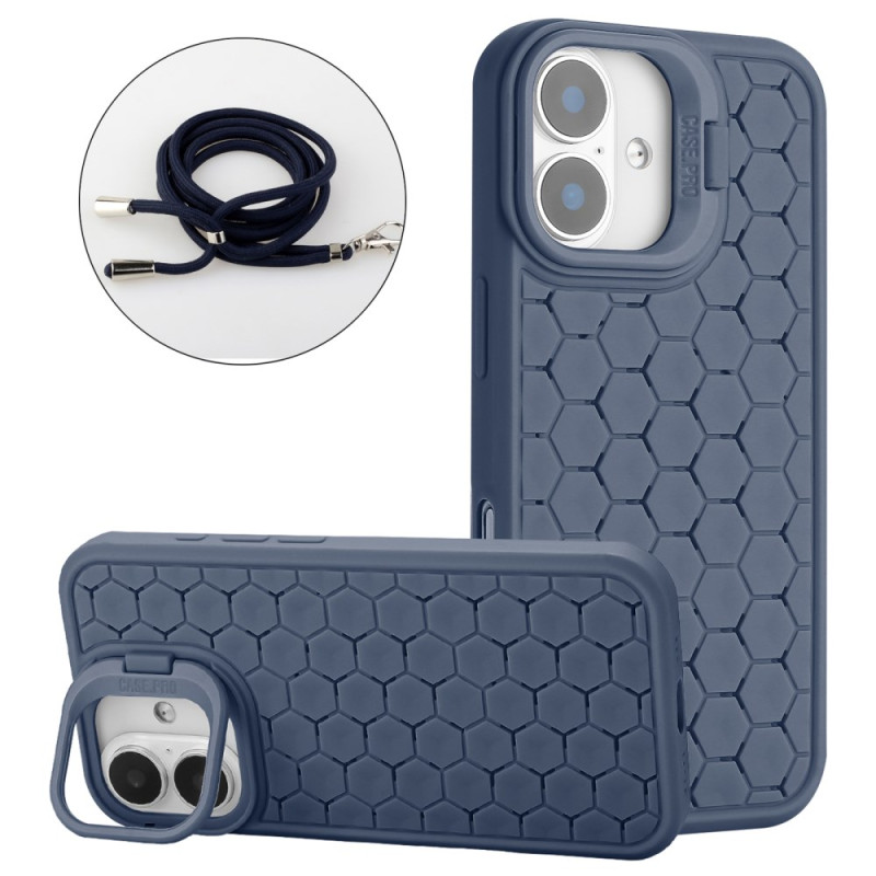 Funda con cable iPhone 16 Plus Soporte integrado
