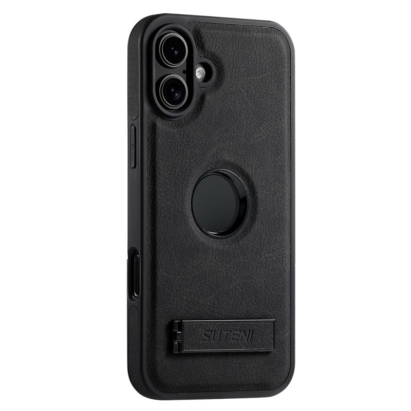 Funda MagSafe efecto piel para iPhone 16 Plus con soporte SUTENI