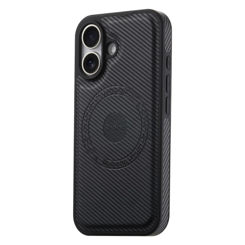Funda iPhone 16 Plus MagSafe Premium Fibra de Carbono