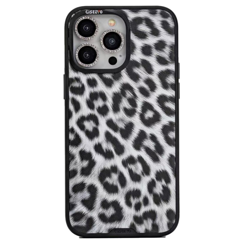 Funda iPhone 16 Pro Max MagSafe Leopard Placa trasera desmontable