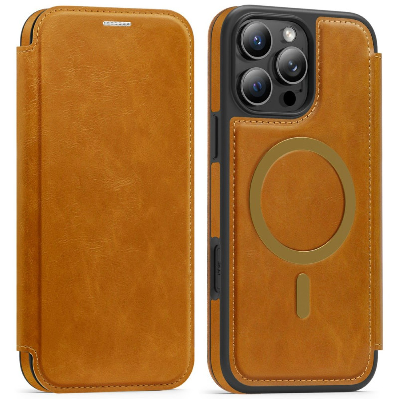 Funda Flip Cover iPhone 16 Pro Max MagSafe Cardholder y protección RFID