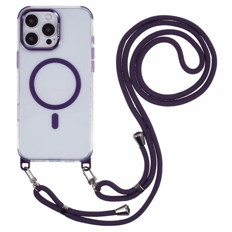 Funda con cable iPhone 16 Pro Max MagSafe Transparente