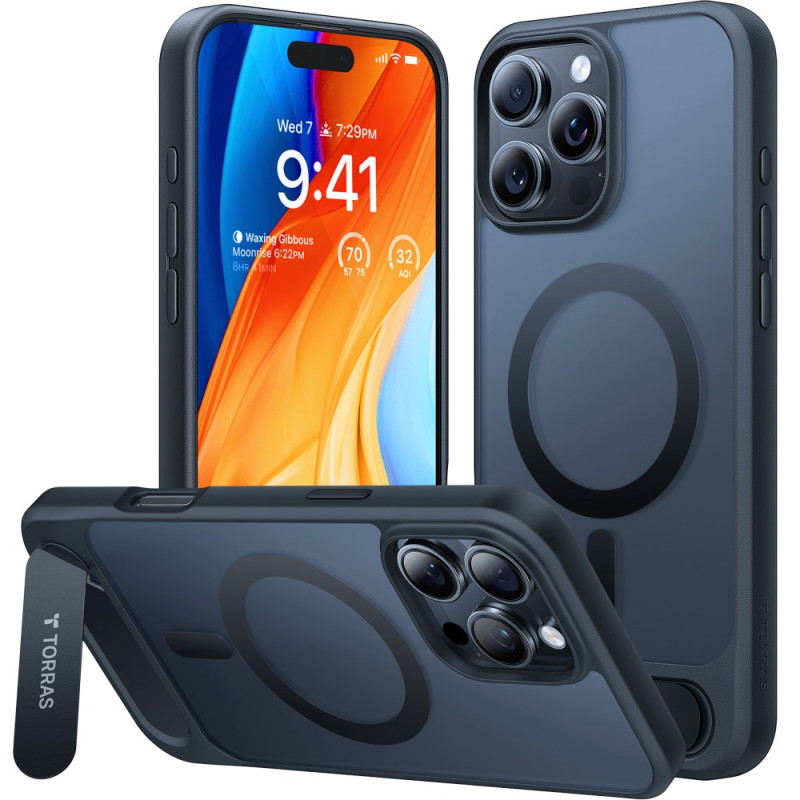 Funda compatible iPhone 16 Pro Max Magsafe con soporte TORRAS