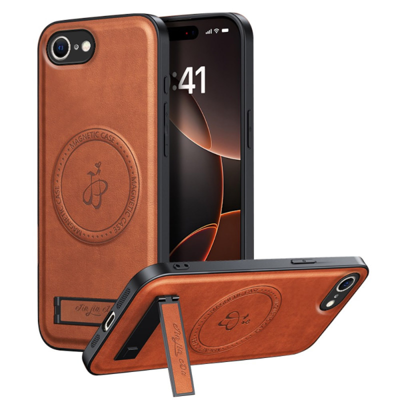 Funda MagSafe iPhone 16e efecto piel con soporte