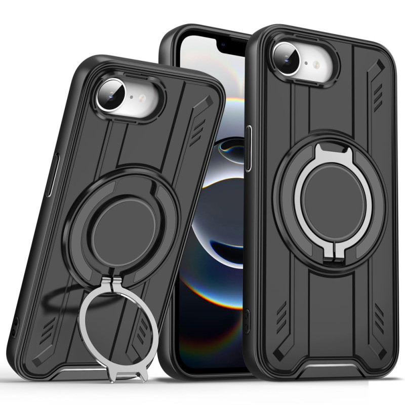 Funda híbrida MagSafe para iPhone 16E con soporte giratorio de 360