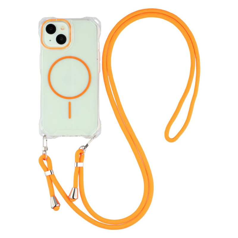 Funda con cordón iPhone 15 Diseño híbrido