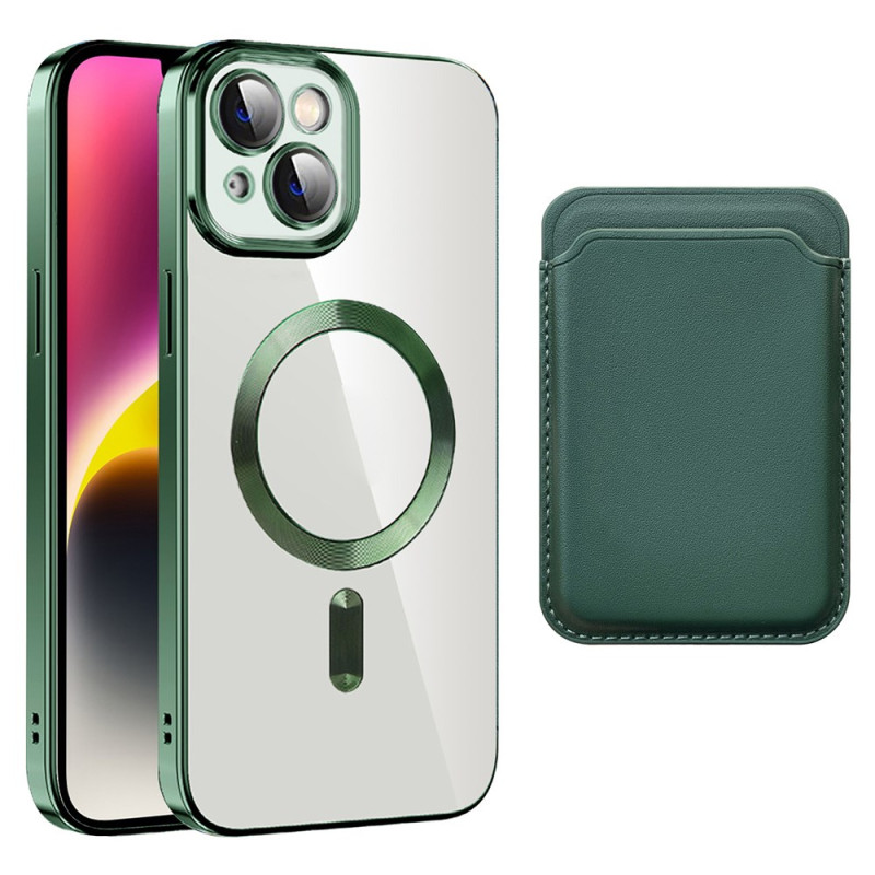 Funda MagSafe para iPhone 15 con tarjetero extraíble