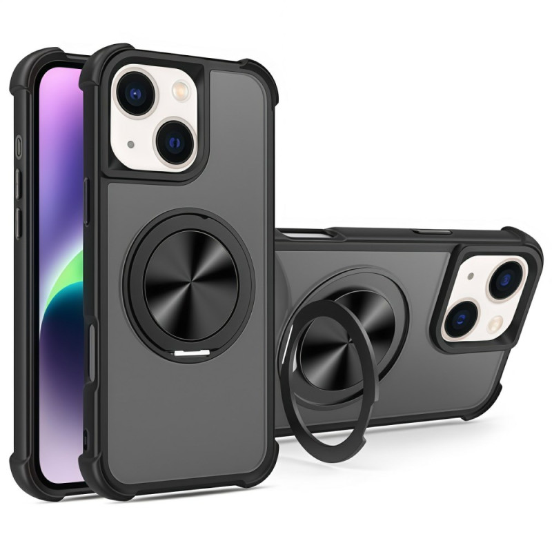 Funda iPhone 15 MagSafe efecto metal con soporte