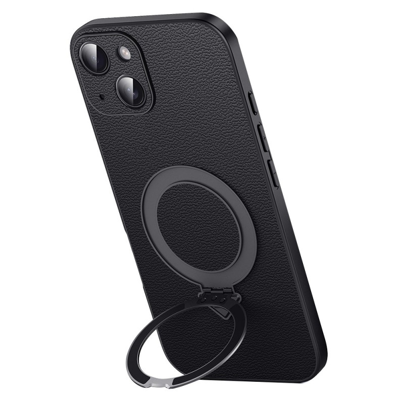 Funda de piel MagSafe con soporte para iPhone 15