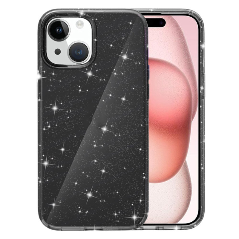 Funda tintada y con purpurina para iPhone 15