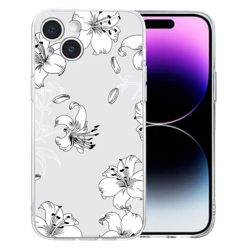 Funda iPhone 15 Motivo floral