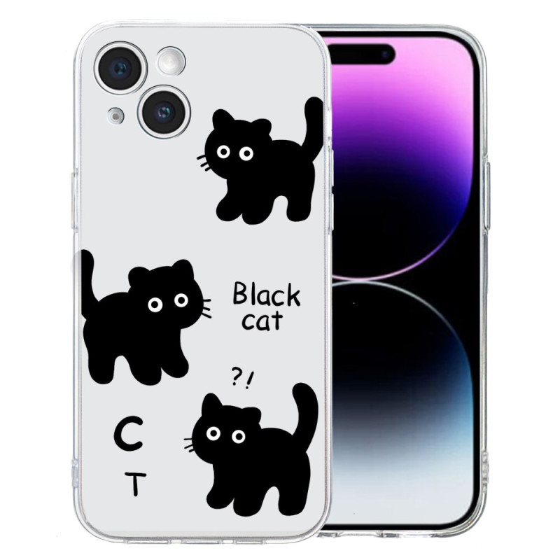 Funda Gato Negro iPhone 15