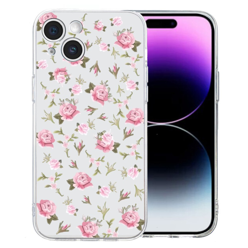 Funda iPhone 15 Rosas
