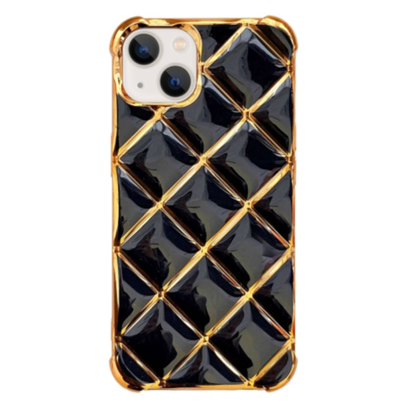 Funda iPhone 15 con estampado de diamantes