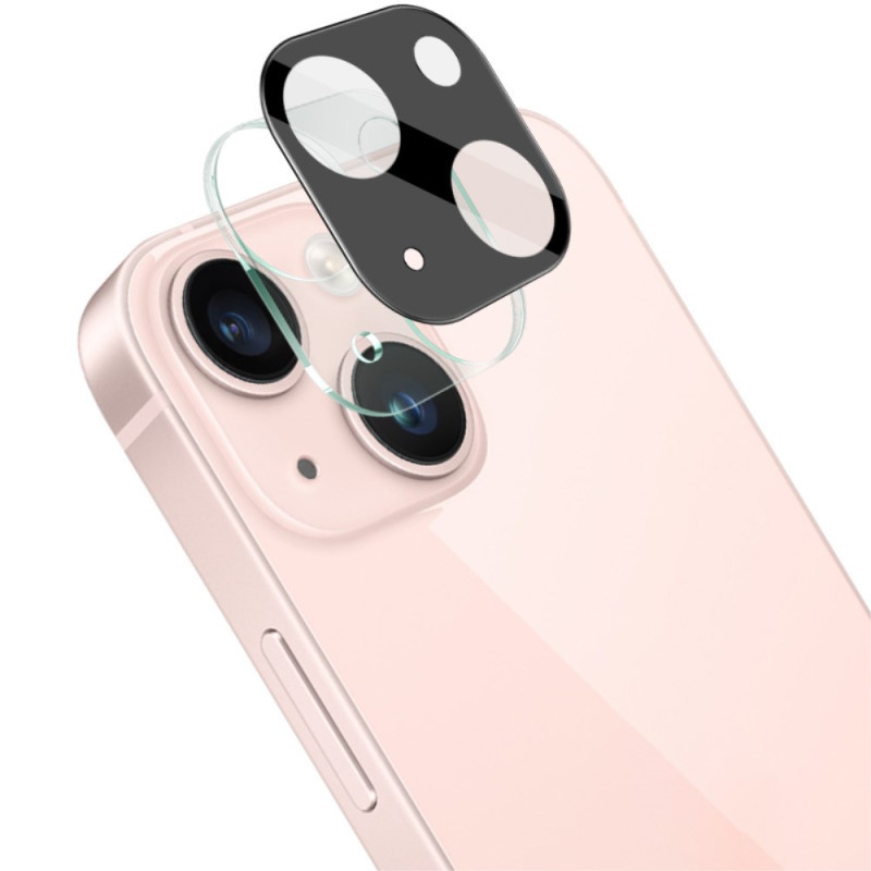 Lente protectora de cristal templado para iPhone 15 / 15 Plus (versión en negro)