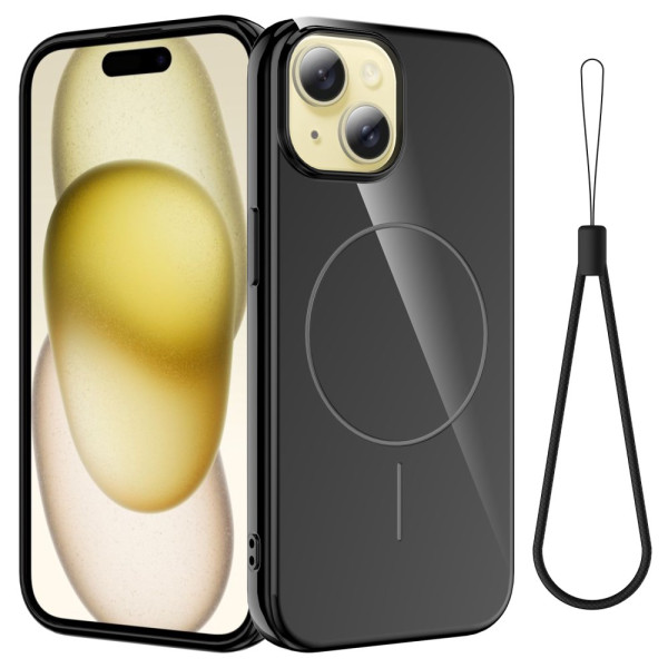 Funda iPhone 15 Plus MagSafe Silicona con Colgante
