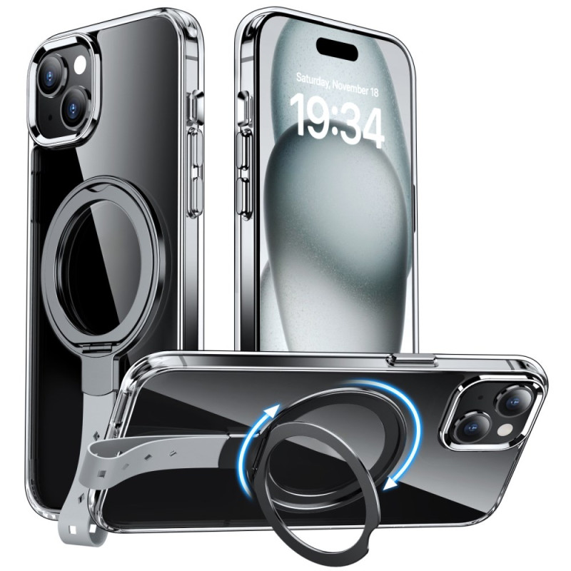 Funda de alta gama transparente MagSafe para iPhone 15 Plus