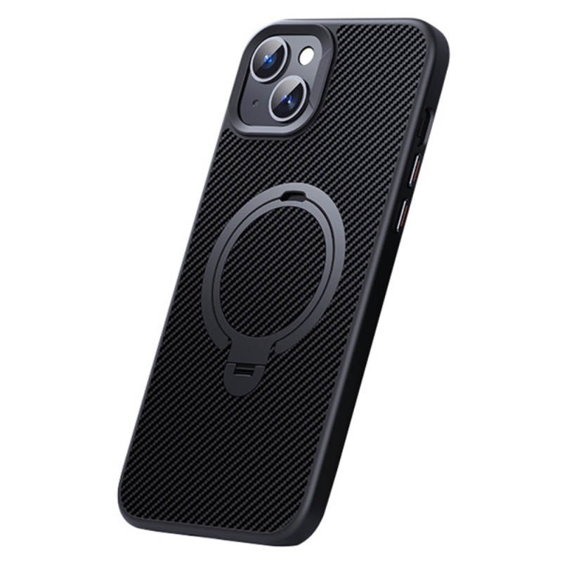 Funda iPhone 15 Plus MagSafe Business Fibra de Carbono