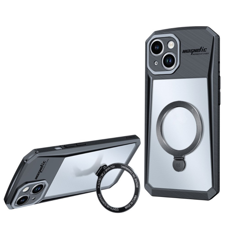 Funda MagSafe para iPhone 15 Plus con anillo de soporte XUNDD