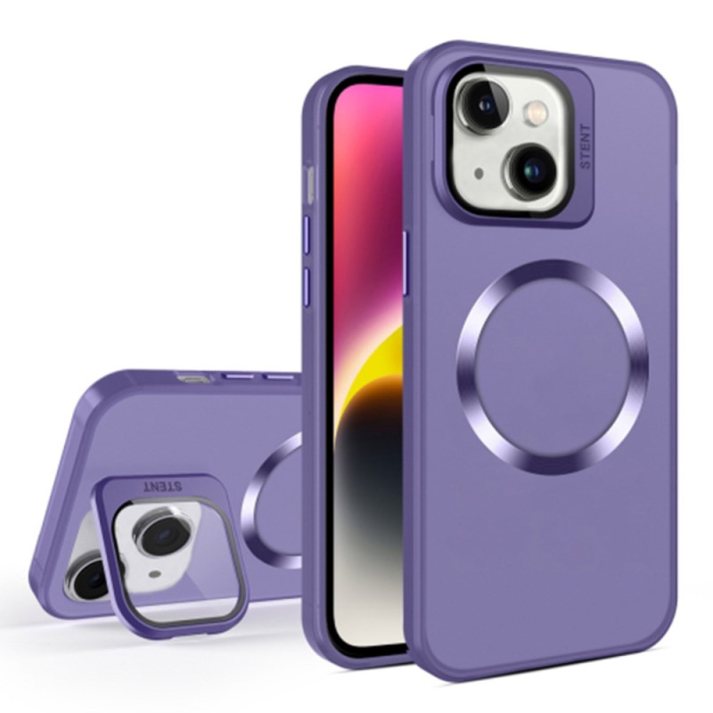 Funda MagSafe compatible con iPhone 15 Plus con soporte y protector de lente