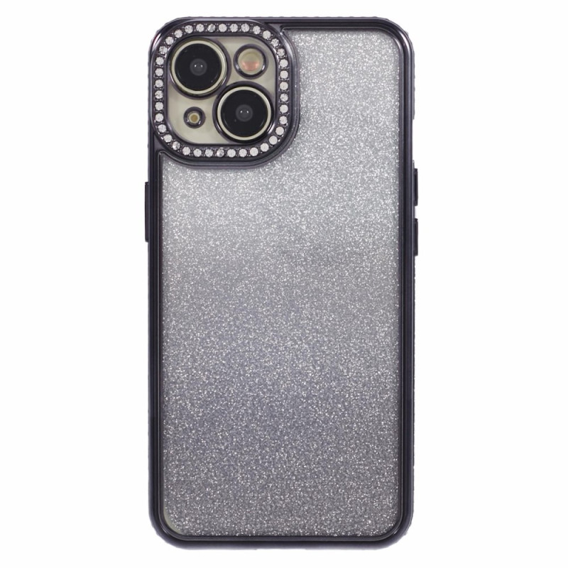 Funda brillante para iPhone 15 Plus con strass
